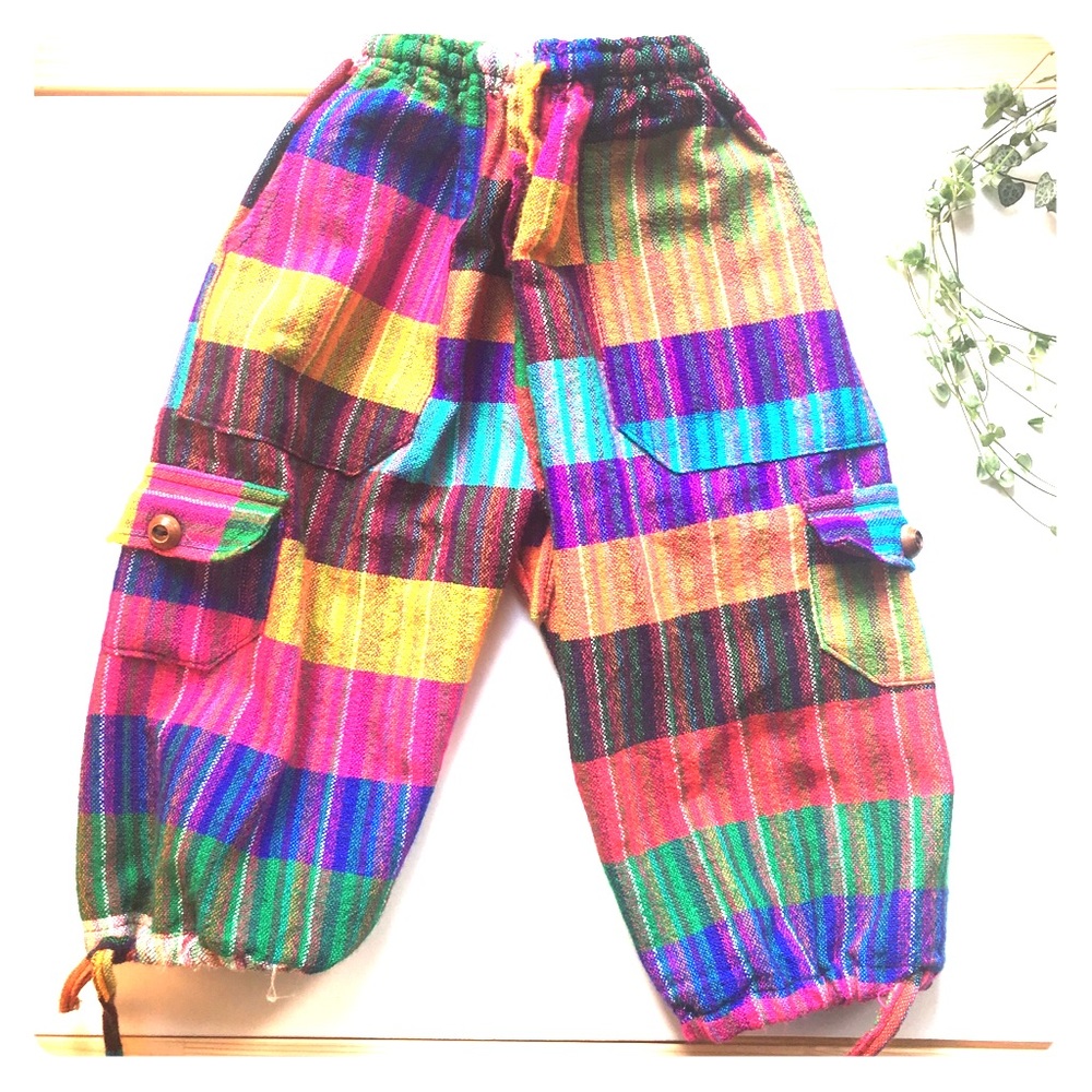 One of a kind. Peruvian hand made pants.